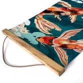 Stoffbild Zwei Kois im Teich - SpaceFrog Designs 