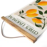 Stoffbild Boho Zitronenbaum - Citrus Limonum - Tunaboylu 