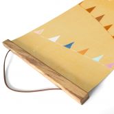 Textile poster Flags in Mexico - Zwart 
