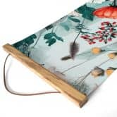 Stoffbild Frühlingswiese mit Blumen - Blumenbanner Panorama - Jaszke 