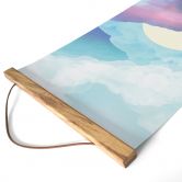 Stoffbild Schillernde Berglandschaft - SpaceFrog Designs - Panorama 