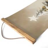 Textielposter Treechild - Golden Christmas Tree 
