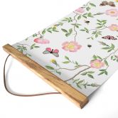 Textielposter Roze rozen in de lente - UN Designs 