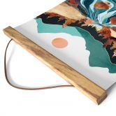 Stoffbild Berg Land Fluss - SpaceFrog Designs 