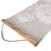 Tekstil plakat Wildflowers i kridtlook Beige - Bloomery Decor - Panorama 