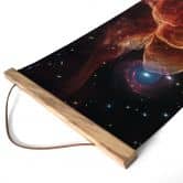 Stoffbild James Webb Telescope - Kosmischer Wirbelsturm Herbig Haro 49/50 - Panorama 
