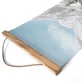 Affiche textile Animaux de la forêt alpine verte - Kikki Belle - Panorama 