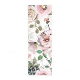 Canvas Stoffbild UN Designs - Blumen im Gemälde Stil - Panorama 