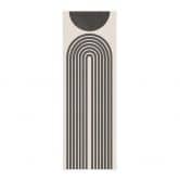 Panorama-Stoffbild 'Striped Bow' – Stilvolle Wandkunst von The Miuus Studio 