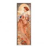 Stoffbild Mucha - Der Sommer 1900 - Panorama 
