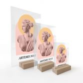 Acrylic glass table decoration Statue of the goddess Artemis - Grace Digital Art 