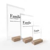 Tischaufsteller Grammatik - Familie 
