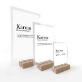 Tischaufsteller Grammatik - Karma 