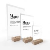 Tischaufsteller Grammatik - Mama 