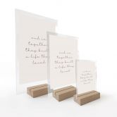 Tischaufsteller mit Liebesspruch Together 