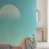 Door film low poly mountains 