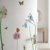 Butterfly meadow door film - Sir Edward - Self-adhesive door decoration 