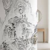 Japanese landscape door film - Tenju - Self-adhesive door decoration 