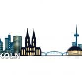 Wandtattoo Skyline Mein Köln 02 