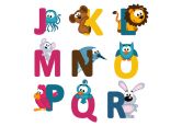 Muursticker Kinder Alfabet (engels) 