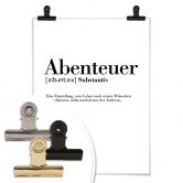 Poster Grammatik - Abenteuer 
