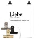 Poster Grammatik - Liebe 