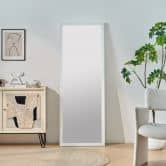 Wandspiegel weiß schmal - Monaco - 35x120 cm 