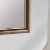 Wandspiegel gold rechteckig - Mailand - 50x70 cm 