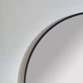 Wandspiegel rund schwarz modern - Singapur - Ø 60 cm 