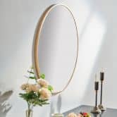 Wandspiegel rund gold modern - Singapur - Ø 60 cm 