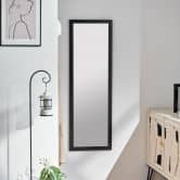 Wandspiegel schwarz schmal - Monaco - 35x120 cm 