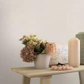 Moderne PVC-freie Uni-Vliestapete in beige 