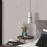 Vliestapete, Unitapete Secret Garden taupe 