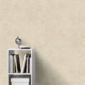Vliestapete Betonpotik Unifarben in beige 