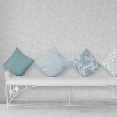Ornamenttapete Opus grau 