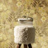 Vliestapete, Blättermotivtapete Secret Garden beige 