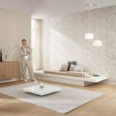 Guido Maria Kretschmer tapet med bladmotiv Yamato Fashion for Walls 5 beige 