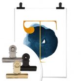 Poster – Een Gouden letter T 