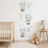 Selbstklebende Tapete Kindermotiv Maßband Klebefolie Möbelfolie 