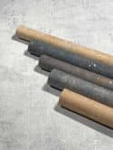 Vliesbehang met licht metallic effect als effen zwarte textuur 