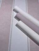 Non-woven wallpaper textured plain modern in pink-brown  