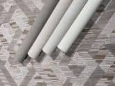 Vliestapete Textil, Struktur Uni Modern matt in Braun 