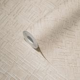 Vliestapete Grafik Muster Beige - Design Tapete Vlies für Schlafzimmer, Wohnzimmer 