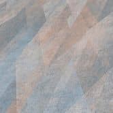 skandinavische Tapete Blau Beige - Grafik Muster Vliestapete für Küche, Flur, Wohnzimmer 
