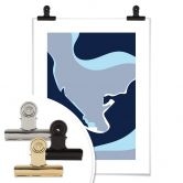 Poster Nordic Creators - Abstract Blue 