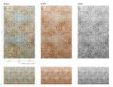 Fototapete in vintage Stil Beige, Blau ,Ornamental 2,70 x 1,59 m 