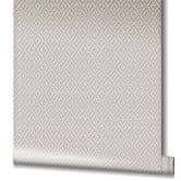 Vliestapete mit gestickter Rautenoptik beige Grafisch 