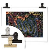 Poster Amer - Der Blick von oben: Kurven im Wald 