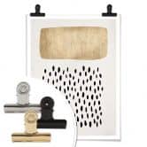 Poster Kubistika - Goldene Wolke 