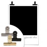 Poster My favourite colour - black 